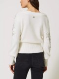 TWINSET Milano ANGORA BLEND JUMPER WITH LACE - 232TP3120 - Tadolini Abbigliamento