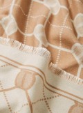 TWINSET Milano LUREX JACQUARD STOLE WITH OVAL T - 232TA4183 03899 - Tadolini Abbigliamento