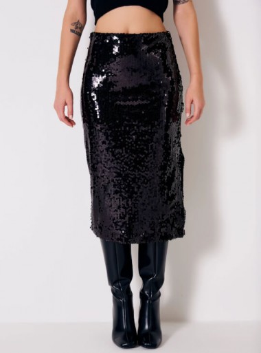 Vicolo SEQUINED MIDI SKIRT - TR1364 - Tadolini Abbigliamento