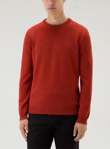 Woolrich CREWNECK SWEATER IN MERINO WOOL BLEND - CFWOKN0230MRUF0706 5492 - Tadolini Abbigliamento