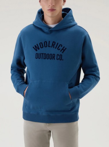 Woolrich HOODIE IN PURE COTTON - CFWOSW0202MRUT3290 31093 - Tadolini Abbigliamento