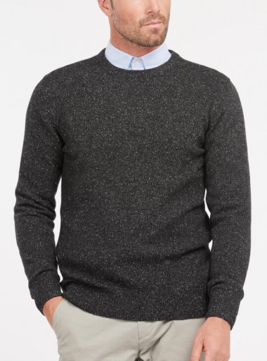 Barbour BARBOUR TISBURY CREW NECK SWEATER - MKN0844 BK31 - Tadolini Abbigliamento