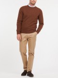 Barbour BARBOUR ESSENTIAL CREW-NECK SWEATER - MKN0584 OR51 - Tadolini Abbigliamento