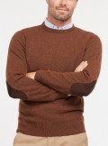 Barbour BARBOUR ESSENTIAL CREW-NECK SWEATER - MKN0584 OR51 - Tadolini Abbigliamento