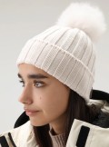 Woolrich WOOL BEANIE WITH CASHMERE POM-POM - CFWWAC0136FRUF0663 - Tadolini Abbigliamento