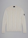 Paul & Shark WOOL CABLE KNIT SWEATER - 13311047 - Tadolini Abbigliamento