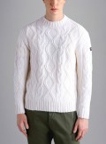 Paul & Shark WOOL CABLE KNIT SWEATER - 13311047 - Tadolini Abbigliamento