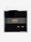 Barbour International B.INTL SPARKLE BEANIE & SCARF GIFT SET - LGS0031 BK11 - Tadolini Abbigliamento