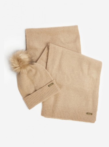 Barbour International B.INTL SPARKLE BEANIE & SCARF GIFT SET - LGS0031 ST11 - Tadolini Abbigliamento