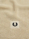 Fred Perry SCIARPA A COSTE IN MAGLIA GOFFRATA - C6138 T04 - Tadolini Abbigliamento