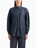 Armani Exchange Camicia casual in chambray di denim - 3DYC64 - Tadolini Abbigliamento