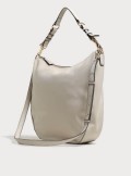 TWINSET Milano Leather-like hobo bag with Oval T - 241TB7134 00282 - Tadolini Abbigliamento