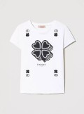 TWINSET Milano T-shirt con stampa quadrifoglio - 241TP2702 - Tadolini Abbigliamento