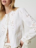 TWINSET Milano Muslin jacket with embroideries - 241TT2010 - Tadolini Abbigliamento