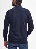 Barbour Cotton half zip jumper - MKN1074 NY91 - Tadolini Abbigliamento