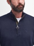 Barbour Cotton half zip jumper - MKN1074 NY91 - Tadolini Abbigliamento