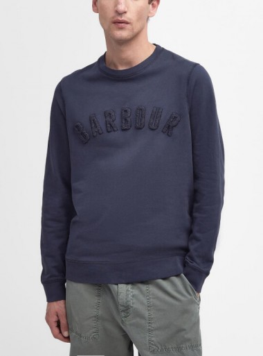 Barbour Large logo sweatshirt - MOL0483 NY91 - Tadolini Abbigliamento