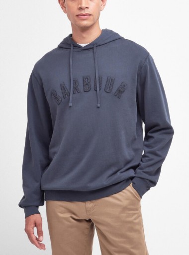 Barbour Felpa con cappuccio e logo Washed - MOL0588 - Tadolini Abbigliamento