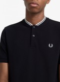 Fred Perry BOMBER COLLAR POLO SHIRT - M4526 102 - Tadolini Abbigliamento