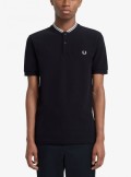 Fred Perry BOMBER COLLAR POLO SHIRT - M4526 102 - Tadolini Abbigliamento