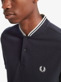 Fred Perry BOMBER COLLAR POLO SHIRT - M4526 248 - Tadolini Abbigliamento