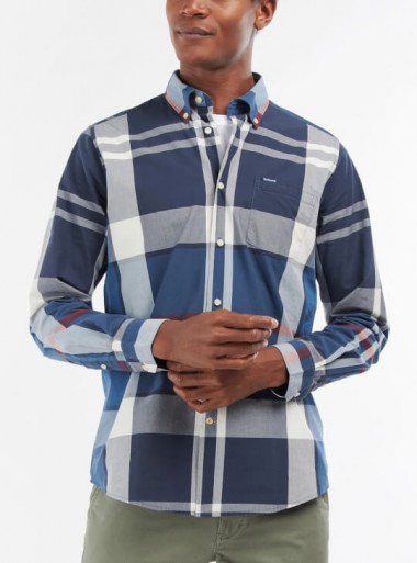 Barbour Harris tailored long-sleeved shirt - MSH5071 NY58 - Tadolini Abbigliamento