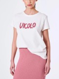 Vicolo T-shirt con logo Vicolo in spugnetta - RB0054 - Tadolini Abbigliamento