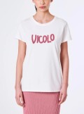 Vicolo T-shirt con logo Vicolo in spugnetta - RB0054 - Tadolini Abbigliamento