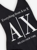 Armani Exchange Costume da bagno intero con logo a contrasto - 943044 - Tadolini Abbigliamento