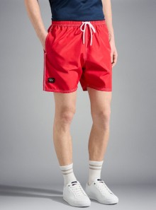 Paul & Shark Color block swim shorts with Paul&Shark print - C0P5002 577 - Tadolini Abbigliamento