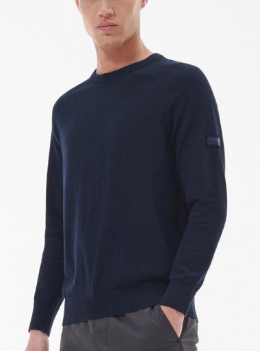 Cotton crew neck sweater