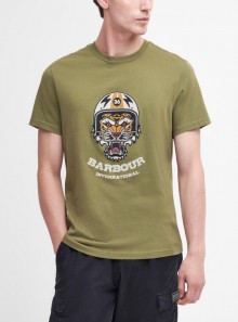 Barbour International Socket graphic T-Shirt - MTS1242 - Tadolini Abbigliamento