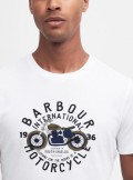 Barbour International Spirit graphic T-Shirt - MTS1244 WH32 - Tadolini Abbigliamento