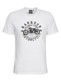 Barbour International Spirit graphic T-Shirt - MTS1244 WH32 - Tadolini Abbigliamento