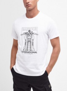 Barbour International Brett T-Shirt - MTS1249 WH11 - Tadolini Abbigliamento