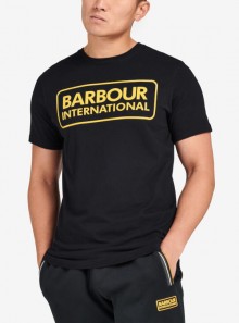 Barbour International Essential large logo T-Shirt - MTS1180 BK91 - Tadolini Abbigliamento