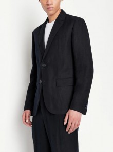 Armani Exchange Single-breasted jacket in linen twill - 8NZG15 1583 - Tadolini Abbigliamento