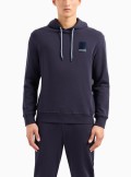 Armani Exchange ASV organic cotton hoodie with front label - 3DZMHJ - Tadolini Abbigliamento