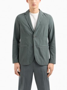 Armani Single-breasted jacket in stretch fabric - 3DZG23 - Tadolini Abbigliamento