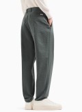 Armani Exchange Pantaloni regular fit in seersucker - 3DZP51 - Tadolini Abbigliamento