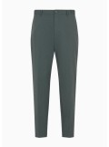 Armani Exchange Regular fit seersucker trousers - 3DZP51 - Tadolini Abbigliamento