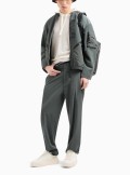 Armani Exchange Regular fit seersucker trousers - 3DZP51 - Tadolini Abbigliamento