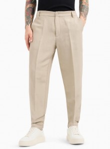 Armani Exchange Pantaloni chino in twill di lino - 8NZP15 1724 - Tadolini Abbigliamento