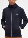 Fred Perry Felpa con cappuccio e zip intera - J7536 - Tadolini Abbigliamento