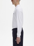 Fred Perry Long-sleeved polo shirt - M6006 100 - Tadolini Abbigliamento