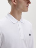 Fred Perry Long-sleeved polo shirt - M6006 100 - Tadolini Abbigliamento