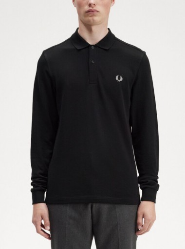 Fred Perry Long-sleeved polo shirt - M6006 906 - Tadolini Abbigliamento