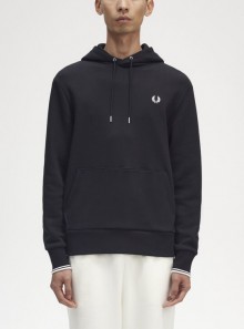 Fred Perry Felpa con cappuccio a righe - M2643 102 - Tadolini Abbigliamento