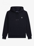 Fred Perry Felpa con cappuccio a righe - M2643 248 - Tadolini Abbigliamento