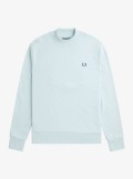 Fred Perry Felpa a collo alto con grafica Laurel Wreath - M7770 - Tadolini Abbigliamento